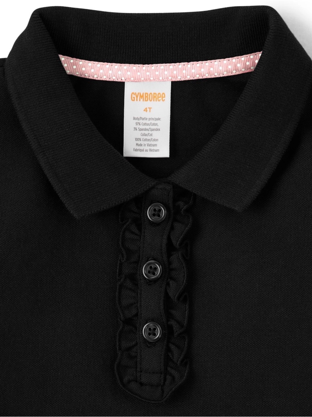 Gymboree Girl’s Stain Reaistant Ruffle Polo - Picture 3 of 3